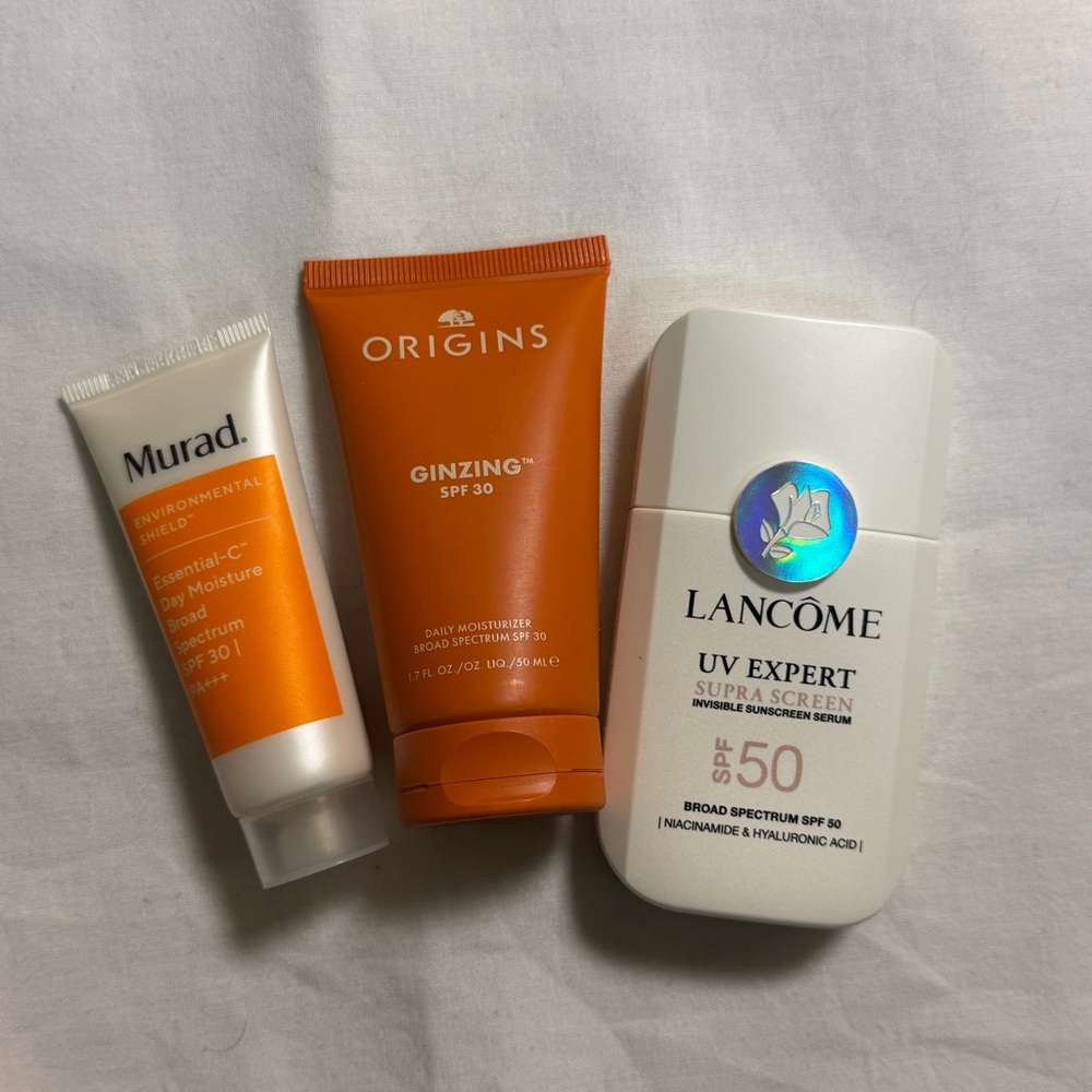 SPF bundle! Lancôme, origins and Murad